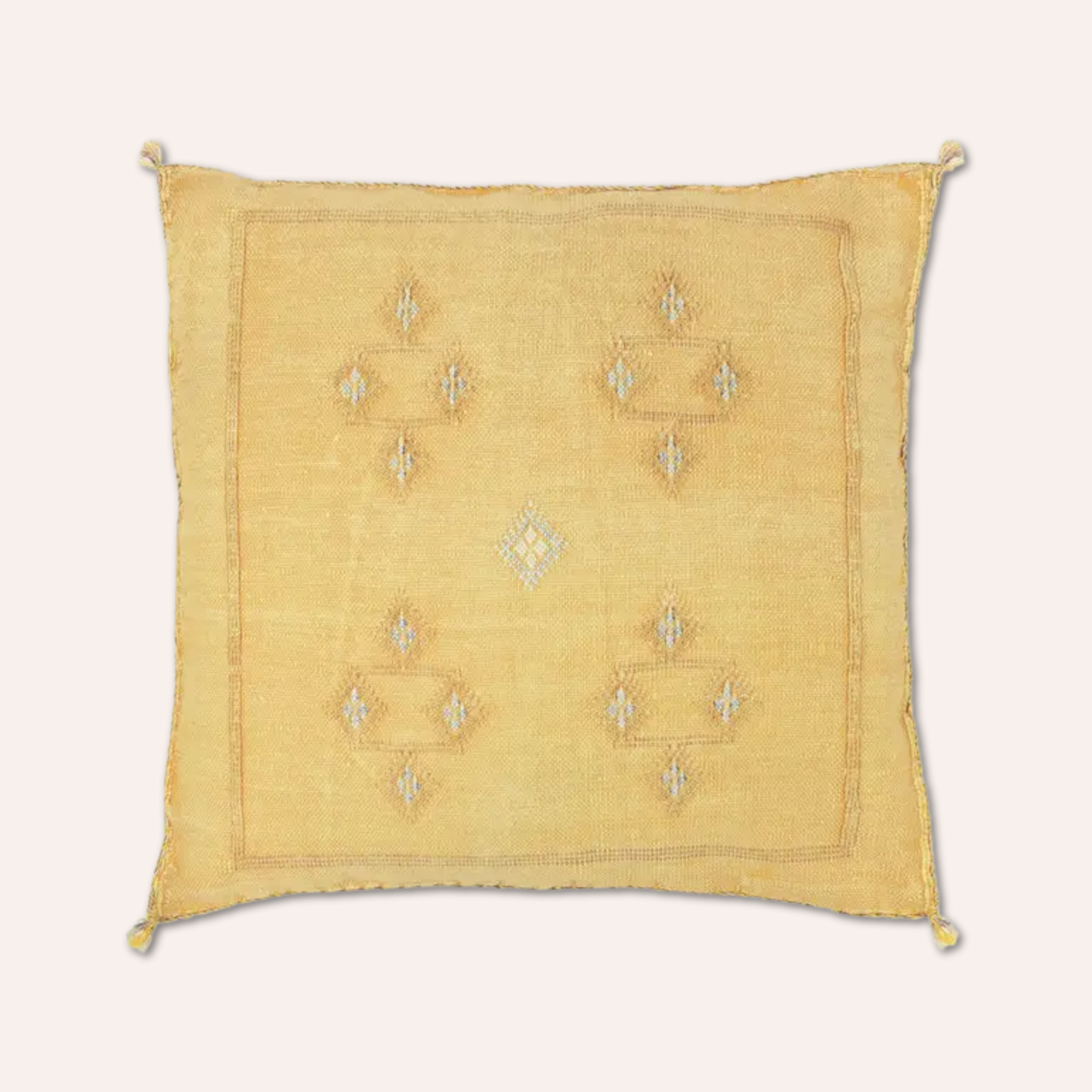Cactus Cushion, Yellow