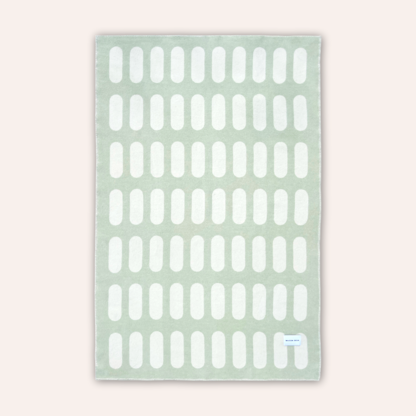 Wool Chill Pill Blanket, Sage