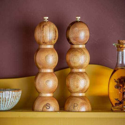 Wooden Salt & Pepper Set