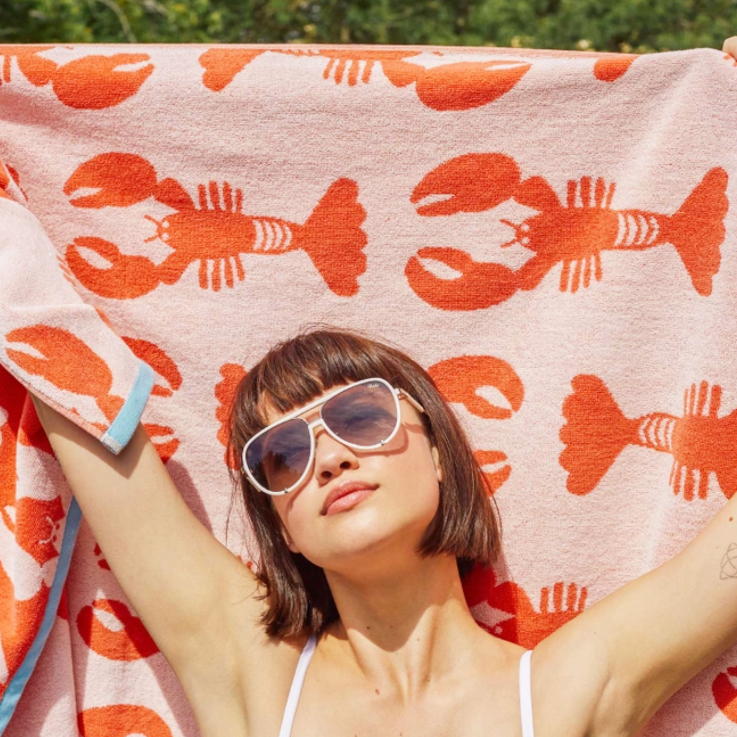 Lobster Organic Cotton Towels