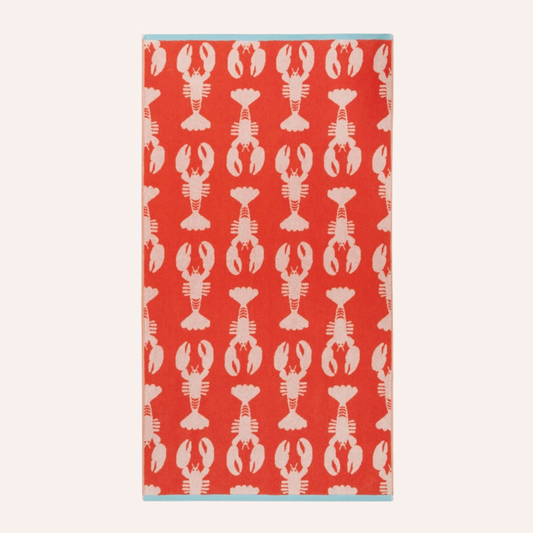 Lobster Organic Cotton Towels