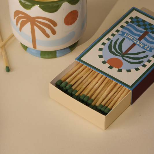 Palm Tree Match Box