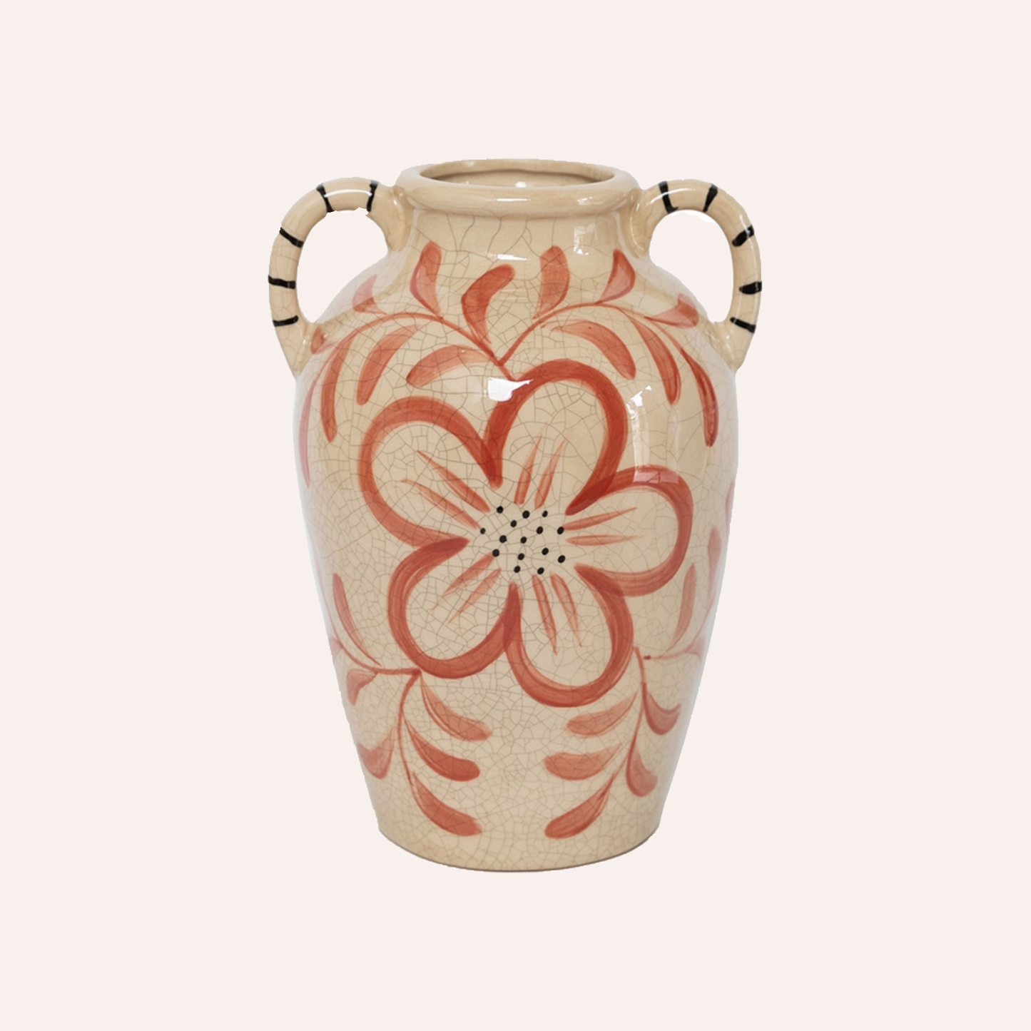 Large Lucia Vase, Orange