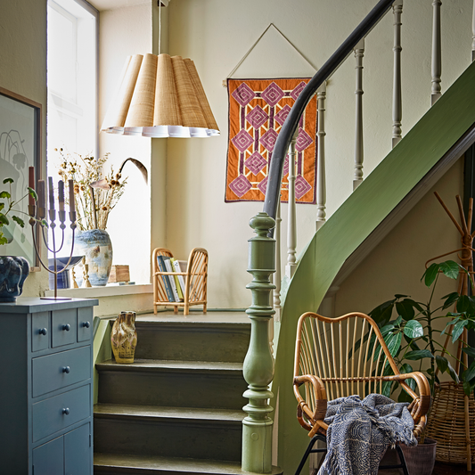 Sille Pendant Light, Raffia