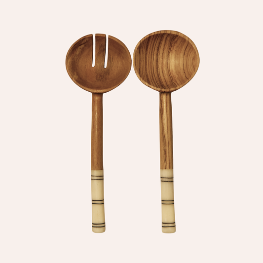 Salad Servers, Batik Bone