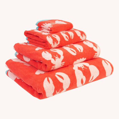 Lobster Organic Cotton Towels