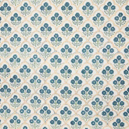 Indigo Trellis  Wrapping Paper