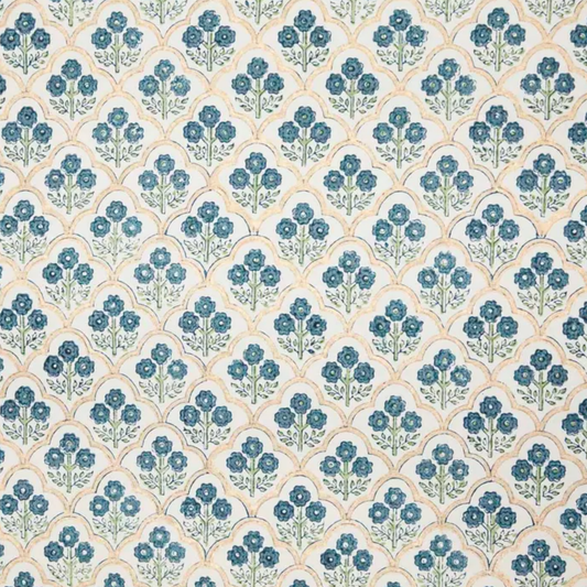 Indigo Trellis  Wrapping Paper