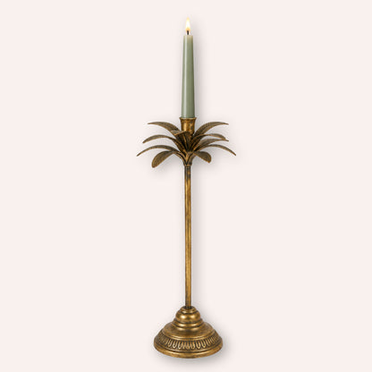 Tall Palm Tree Candlestick