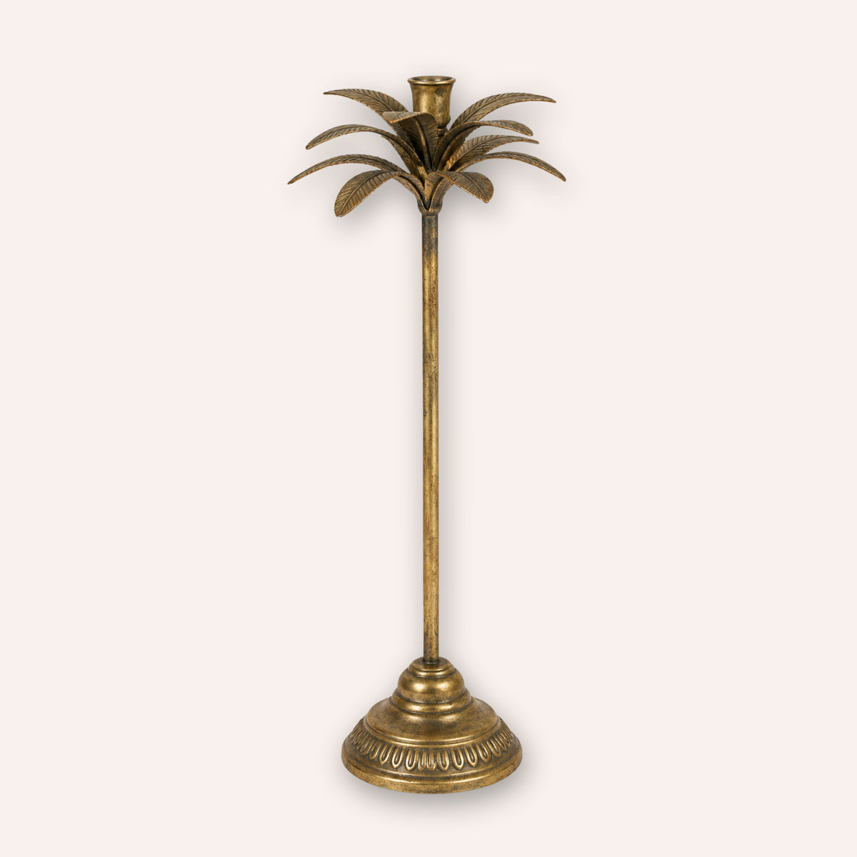 Tall Palm Tree Candlestick