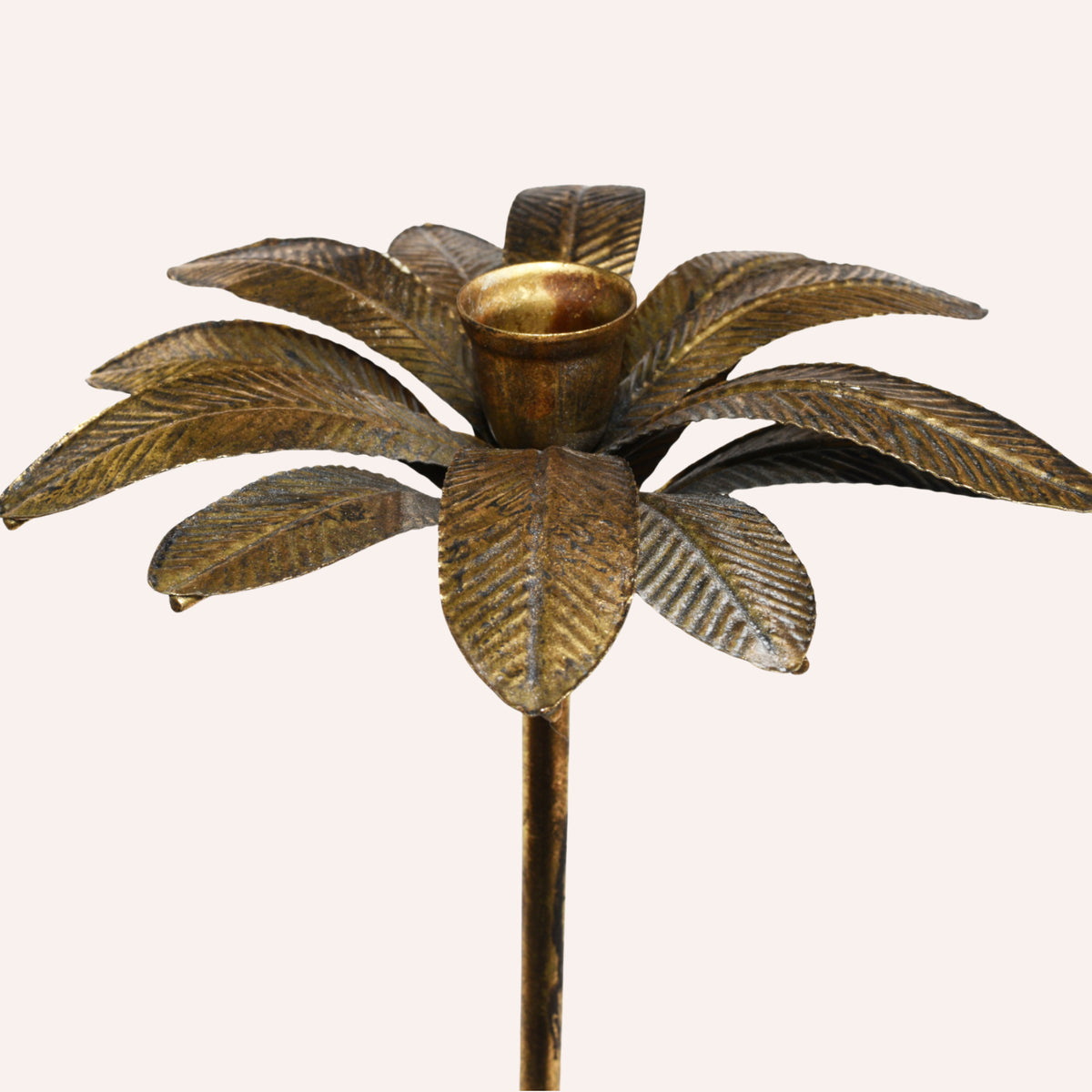 Tall Palm Tree Candlestick