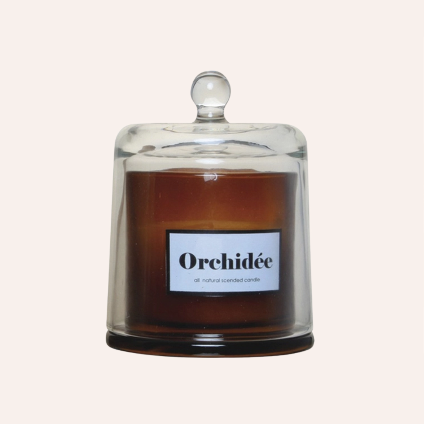 Bell Candle, White Orchid