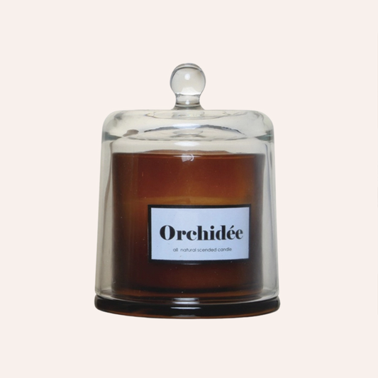 Bell Candle, White Orchid