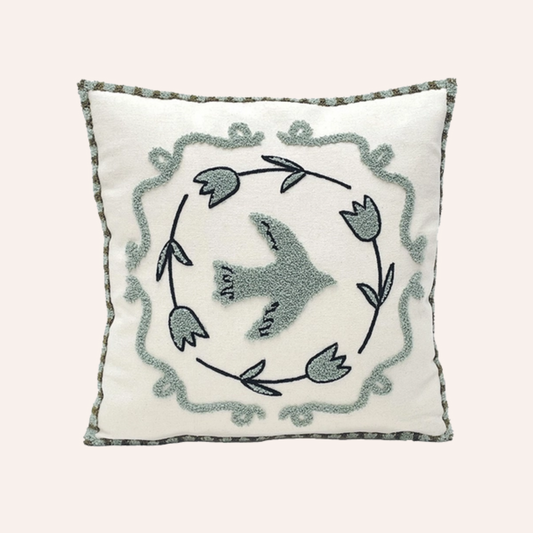 Dove Cushion, Duck Egg Blue