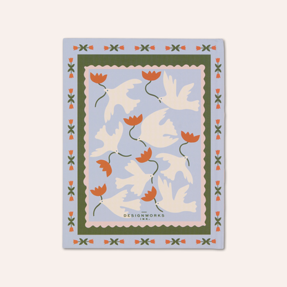 Doves Notebook, Blue