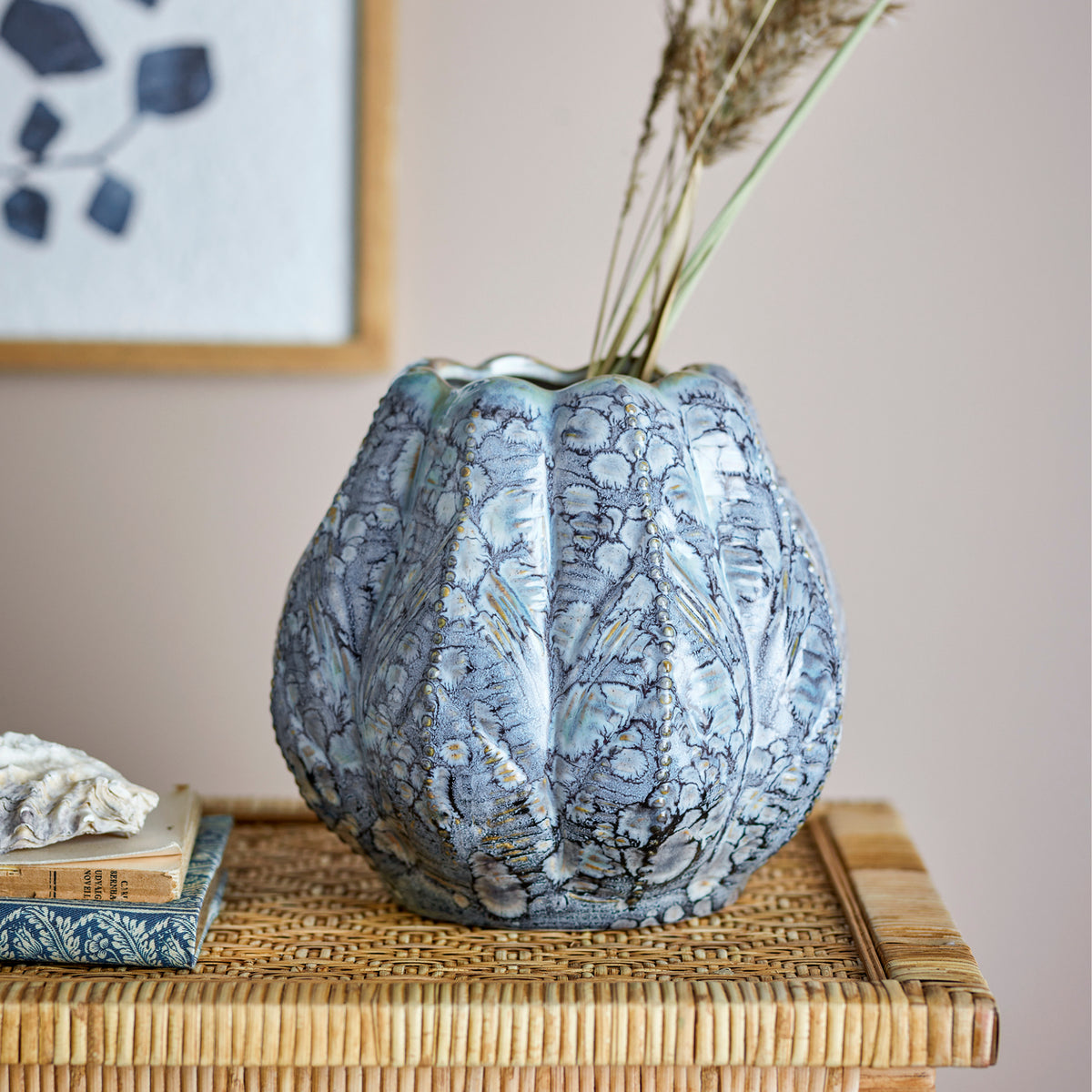Bloomingville Hetty Vase, Blue