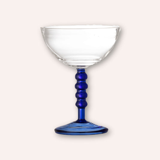 Bloomingville Noemi Cocktail Glass, Blue