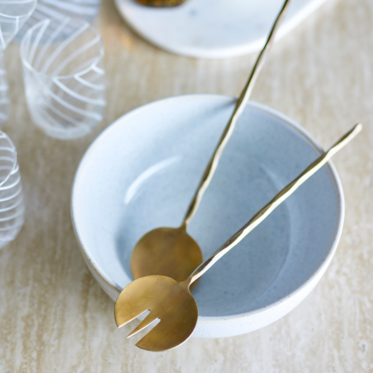 Brass Salad Servers