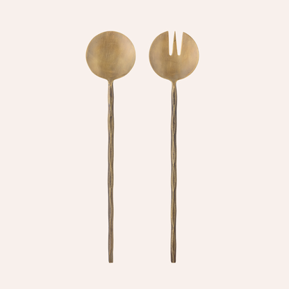 Brass Salad Servers