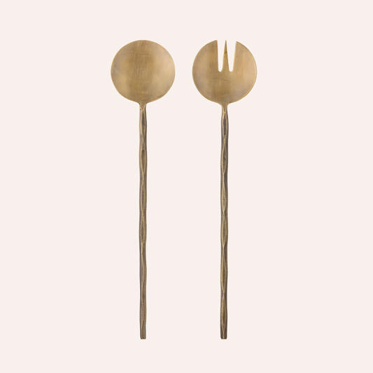 Brass Salad Servers