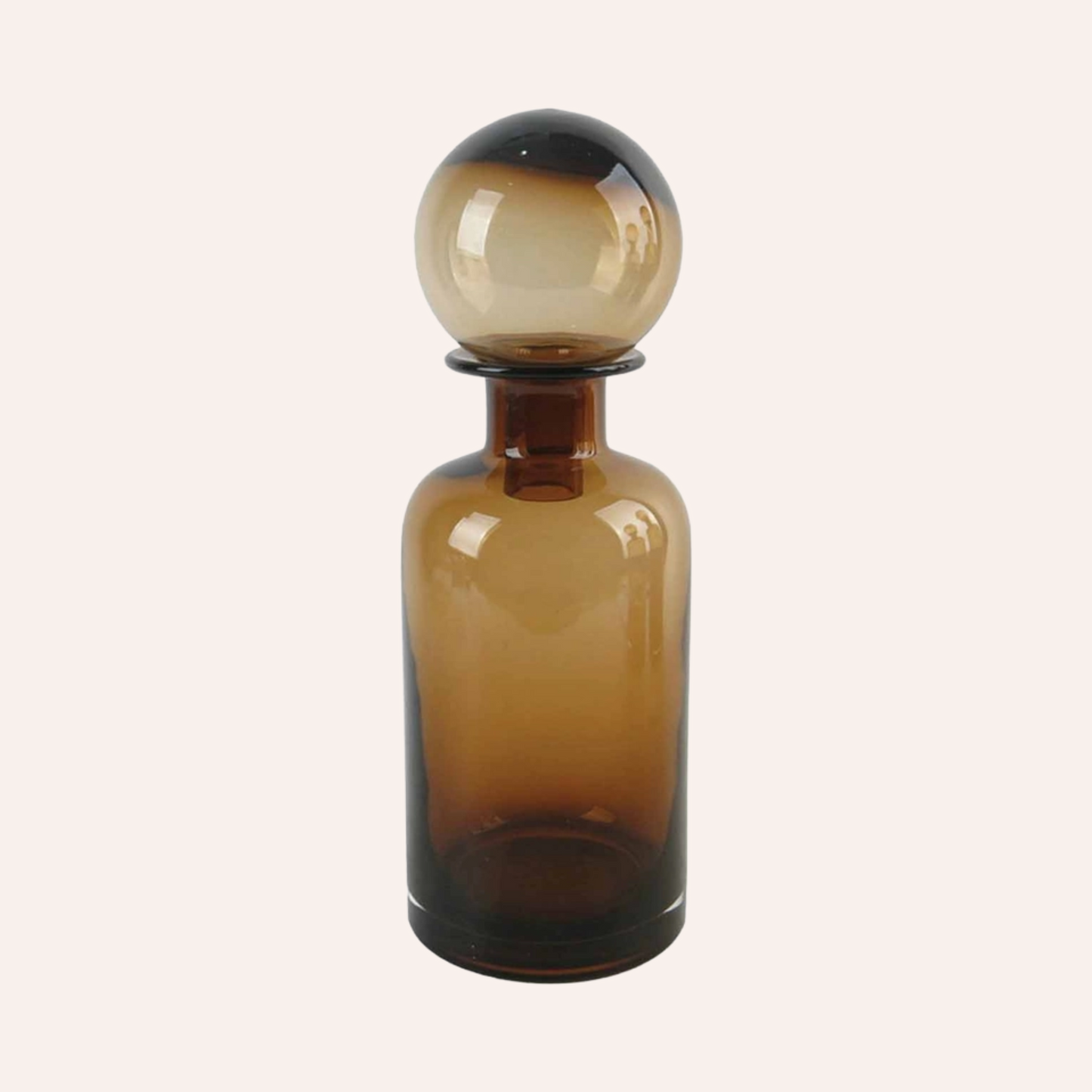 Carafe with Stopper, Amber