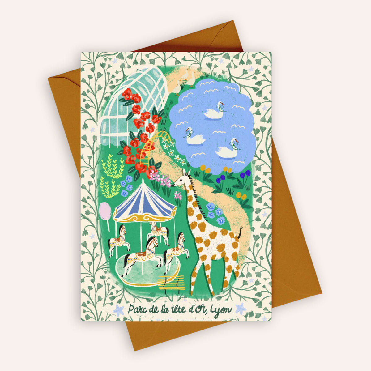 Carole Hillman Lyon Parc de la Tête d’Or Card