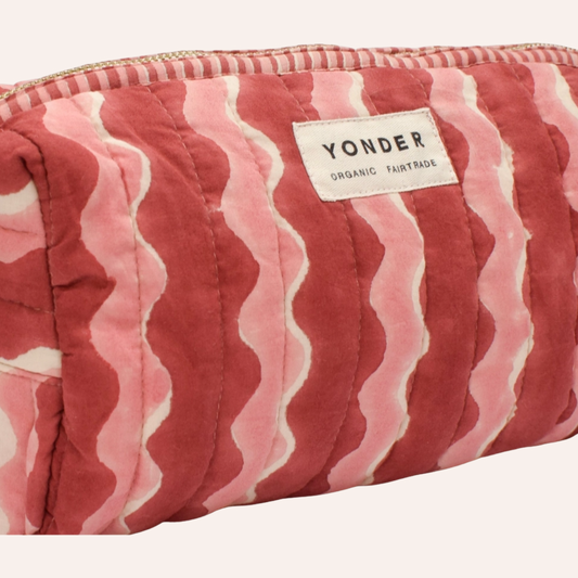 Whirly Wash Bag, Cherry & Pink