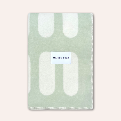 Wool Chill Pill Blanket, Sage