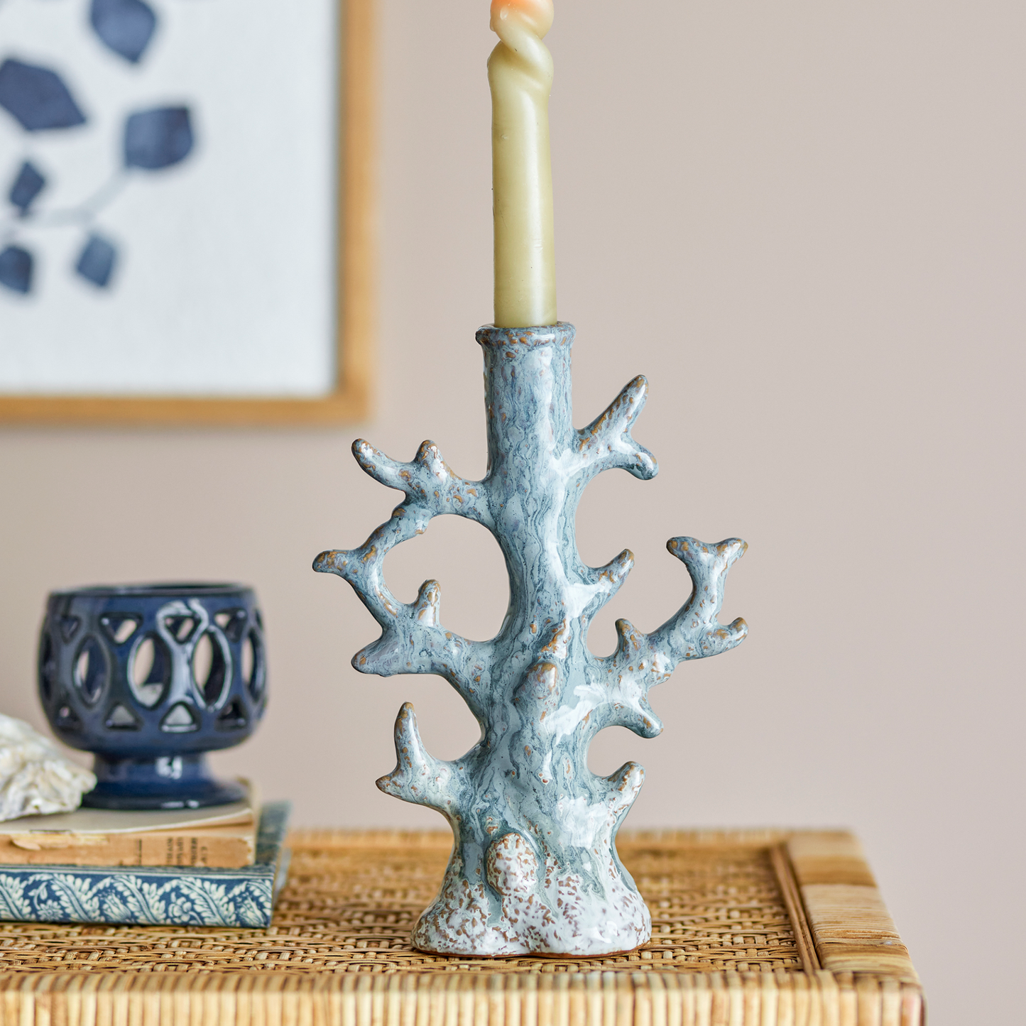 Coral Candlestick Holder