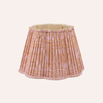 Diya Scallop Lampshade, Aliya Lilac