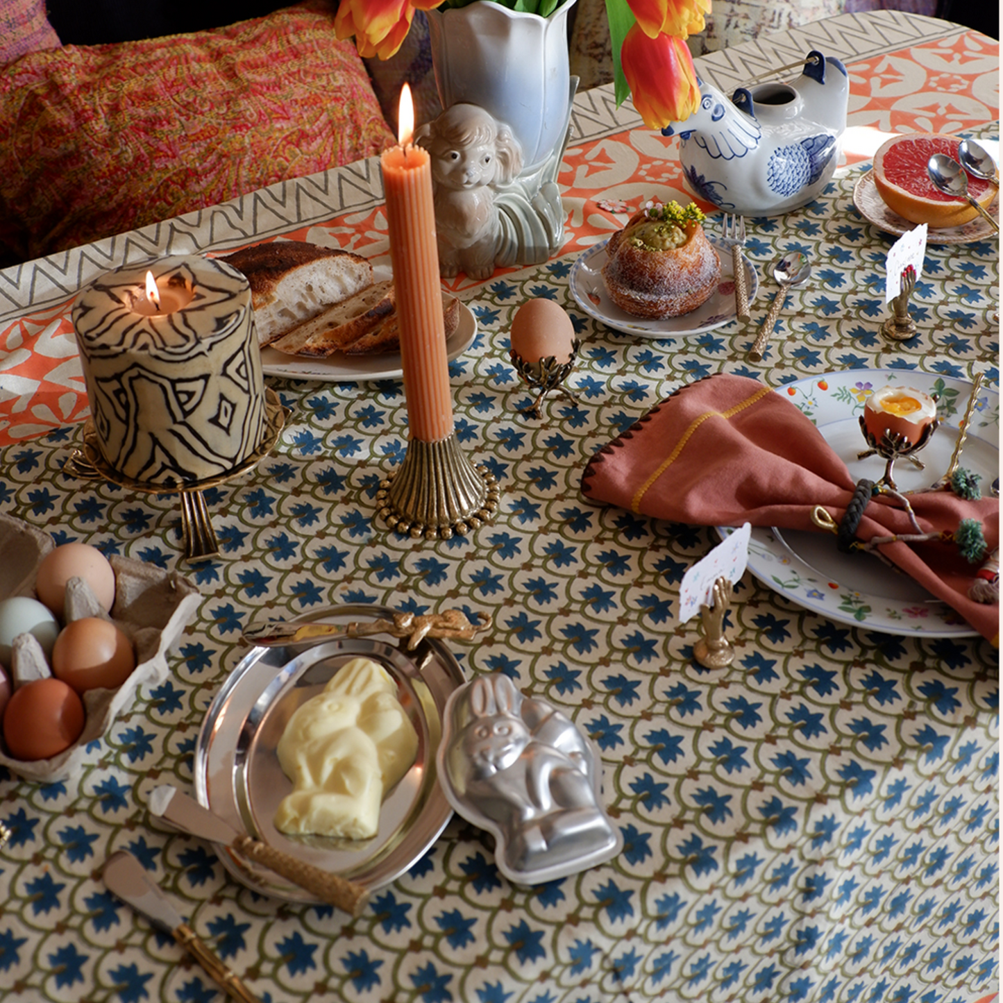 Faina Tablecloth Throw, Large
