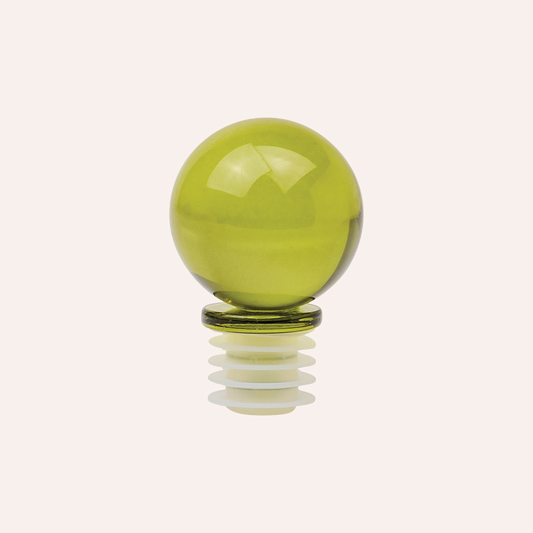 Glass Bottle Stopper, Olive