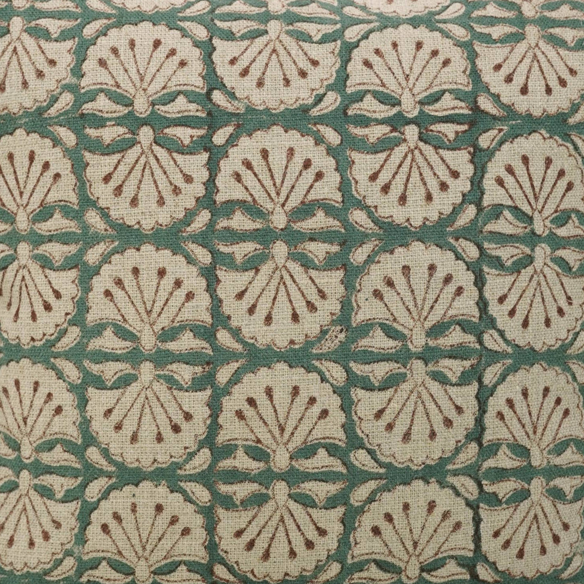 Bijhni Ruffle Cushion Cover, Green