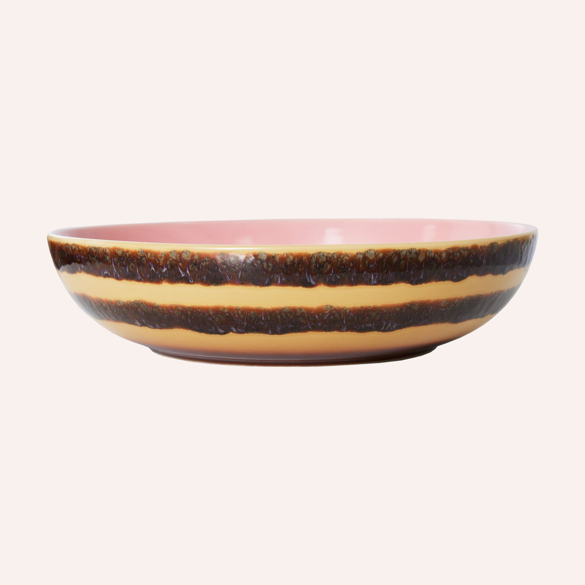 HKLIVING 70s Ceramics Salad Bowl, Serene