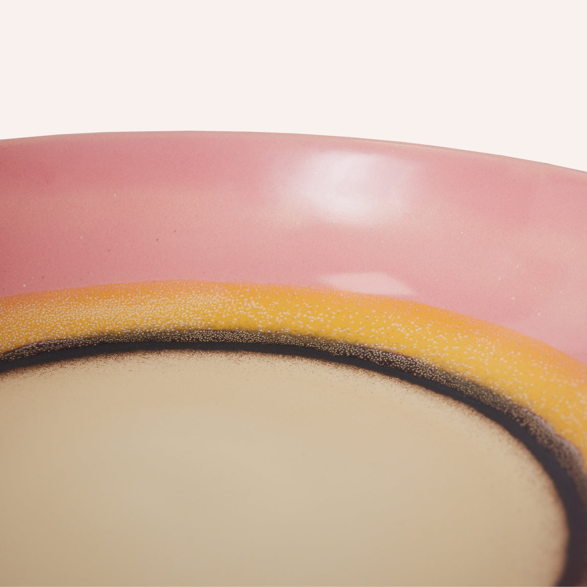 HKLIVING 70s Ceramics Salad Bowl, Serene