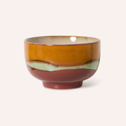 HKLIVING 70s Ceramics Noodle Bowl, Clay