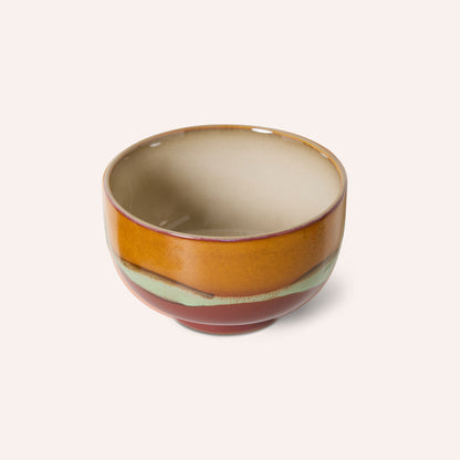 HKLIVING 70s Ceramics Noodle Bowl, Clay