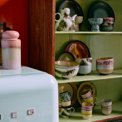 HKLIVING 70s Ceramics Café Mug, Tide