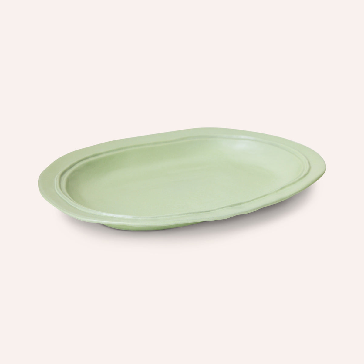 HKLIVING Large Ceramic Tray, Mint