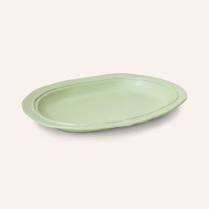 HKLIVING Large Ceramic Tray, Mint