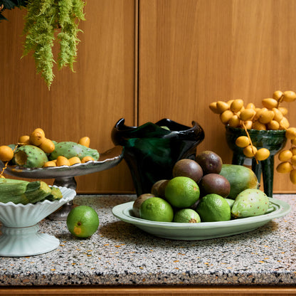 HKLIVING Large Ceramic Tray, Mint