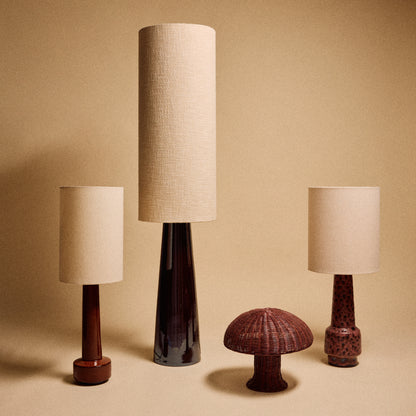 HKLIVING Cylinder Lamp Shade, Natural Linen