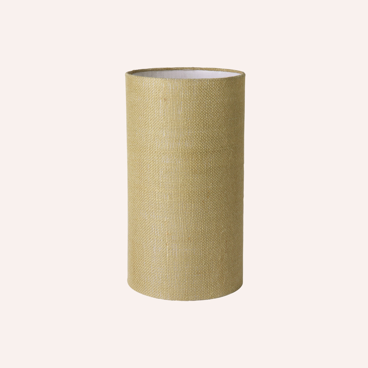 HKLIVING Jute Cylinder Lamp Shade, Jade Green