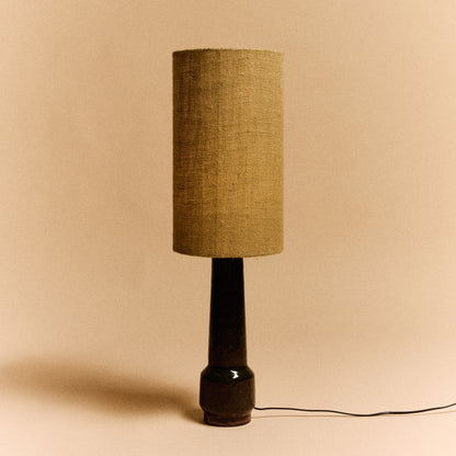 HKLIVING Jute Cylinder Lamp Shade, Jade Green