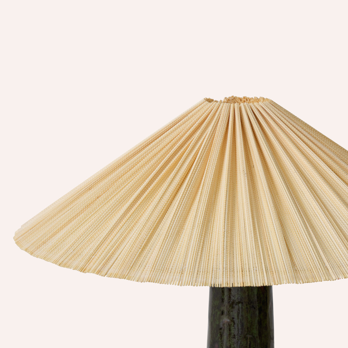 HKLIVING Plisse Lamp Shade, Ivory