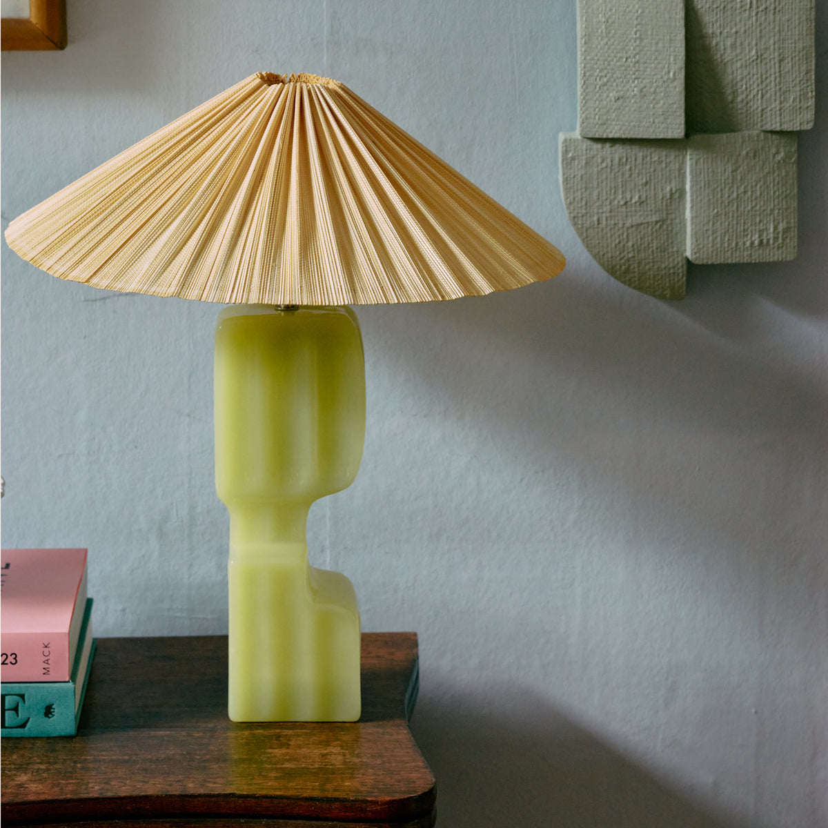 HKLIVING Plisse Lamp Shade, Ivory
