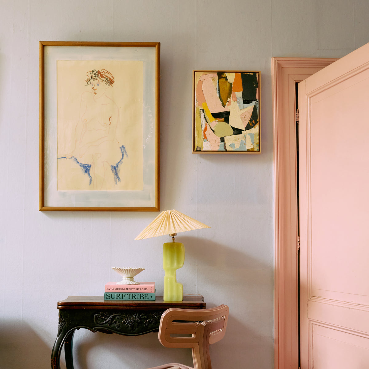 HKLIVING Plisse Lamp Shade, Ivory