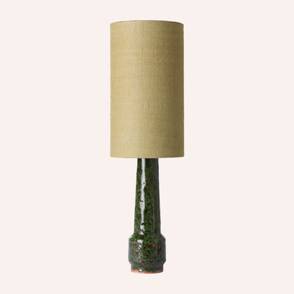HKLIVING Jute Cylinder Lamp Shade, Jade Green