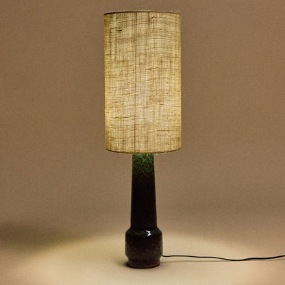 HKLIVING Retro Stoneware Lamp Base, Green — ceramic