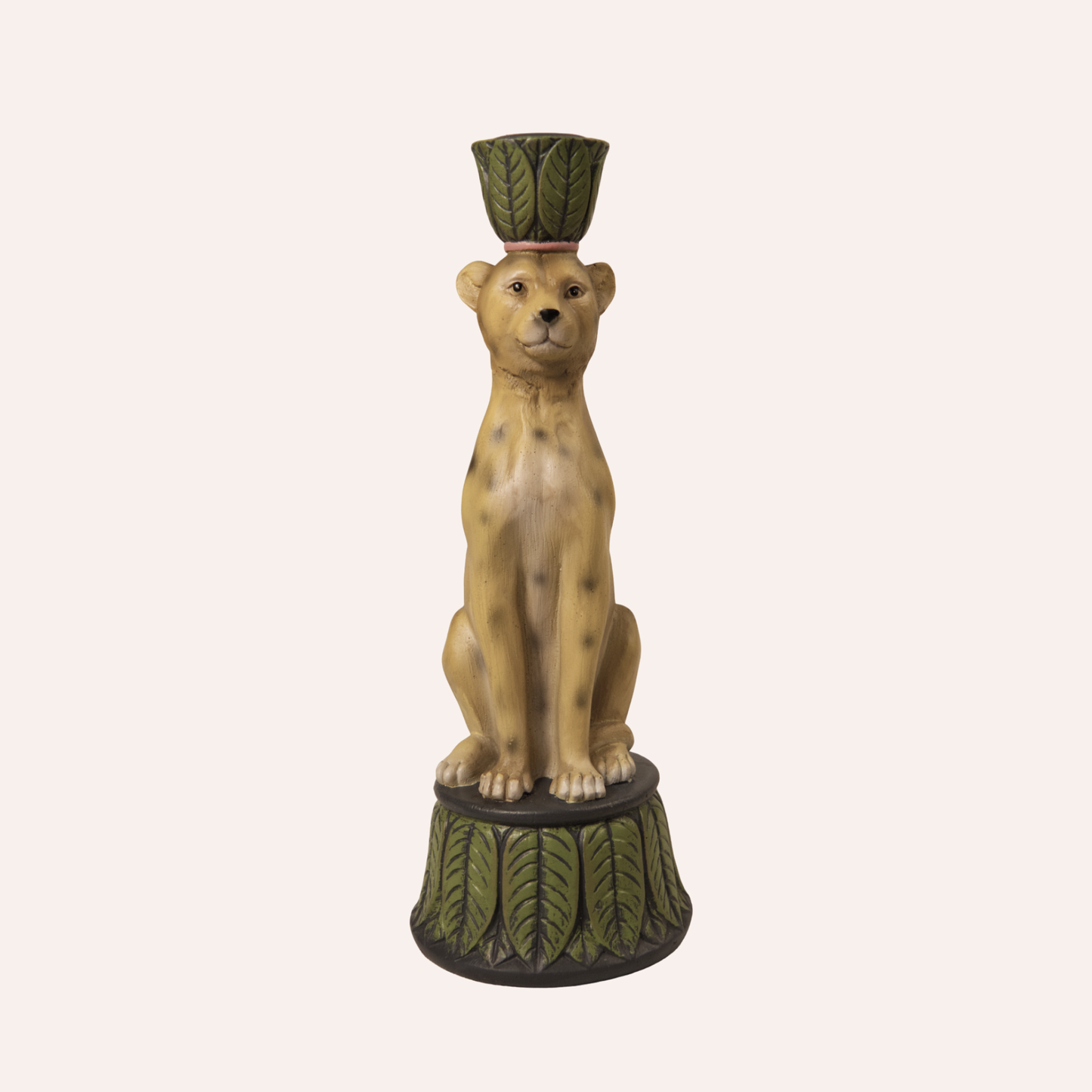 Leopard Candlestick